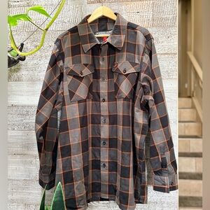 Milwaukee Leather | Men's 3XL - Harvest Buffalo Check Plaid Button-Up Shirt